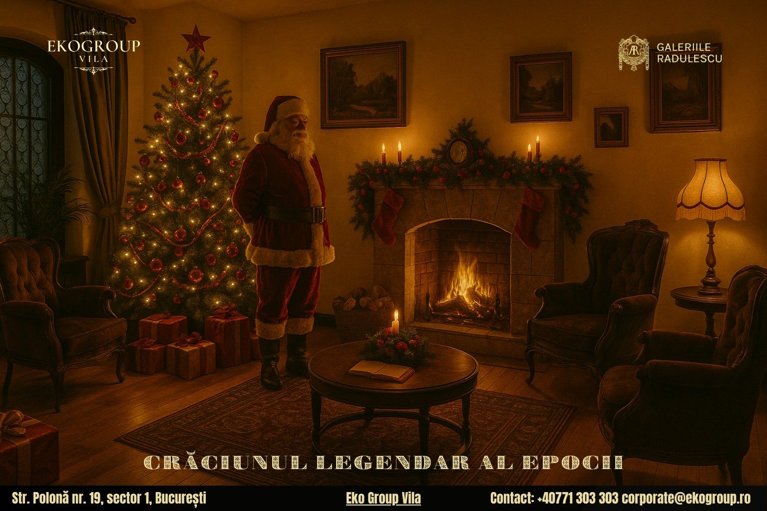 Legenda lui Moș Crăciun și Eko Group Vila: o incursiune în farmecul Crăciunului anilor ’30